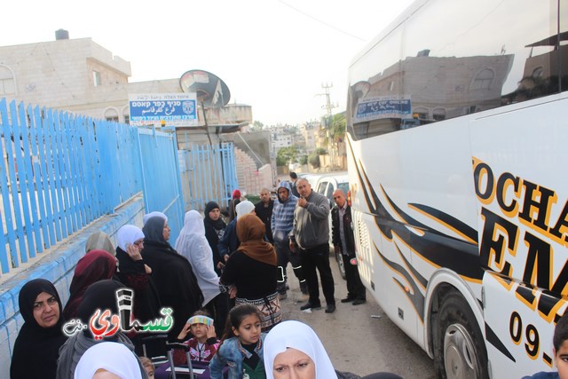  كفرقاسم : فوج الطائرة والثاني من عمرات الشتاء يغادر البلدة الى الديار الحجازية عبر مطار بن جوريون مع الاداري زهير العمشه  ابو الصراط  